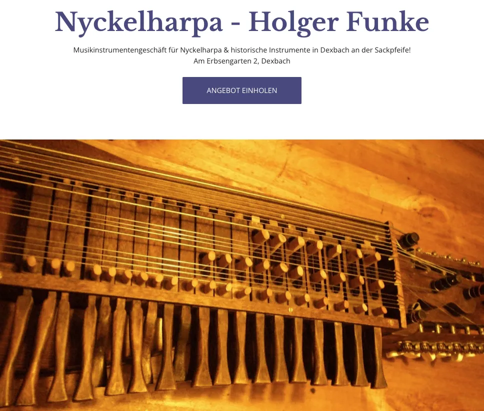 Schwedische Nyckelharpa
